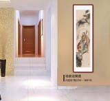 【已售】曹建濤 四尺對開《伏虎羅漢》 獨具特色水墨人物畫家