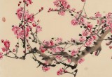 鄒本財 四尺三開《人勤春早》 公主嶺市美協常務副主席