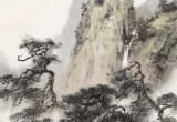 【已售】鄒本財 三尺《對弈圖》 公主嶺市美協常務副主席