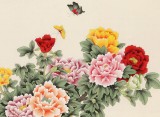 【已售】凌雪 六尺《花開富貴》 北京美協(xié)會(huì)員