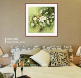 趙逸梅 四尺斗方《雅香》 著名工筆畫家