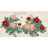 【已售】凌雪 六尺《花開富貴》 北京美協會員