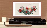 凌雪 六尺《花開富貴》 北京美協會員