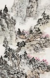 【已售】庾超然 四條屏《四季山水》 黃鶴樓書畫院院長