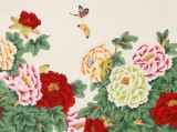 【已售】凌雪 六尺《花開富貴》 北京美協(xié)會員