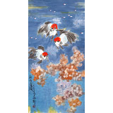 【已售】王永剛 三尺《紅運當頭》 國家一級美術師