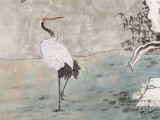 【已售】趙開新 四尺斗方《仙風鶴骨》 中美協會員 國家畫院畫家（詢價）