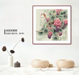 趙逸梅 四尺斗方《紫氣東來》 著名工筆畫家