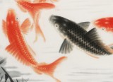 【已售】周升達 四尺斗方《富貴久魚》 中國畫院國畫組長（詢價）
