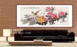 【已售】梁景欣 小六尺《錦上添花》 青大美院學院派畫家