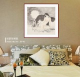 【已售】李鳳英 四尺斗方《一江春水》 北京美協會員