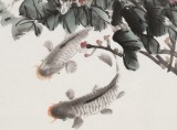 【已售】梁景欣 三尺《富貴有余》青大美院學(xué)院派畫家