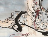 【已售】李鳳英 四尺斗方《流光容易把人拋》 北京美協會員（詢價）