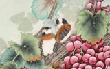 趙逸梅 四尺斗方《紫氣東來》 著名工筆畫家