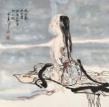 【已售】李鳳英 四尺斗方《流光容易把人拋》 北京美協會員（詢價）