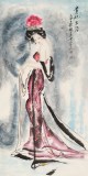 【已售】李鳳英 四尺《貴妃出浴》 北京美協(xié)會員