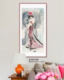 【已售】李鳳英 四尺《貴妃出浴》 北京美協(xié)會員