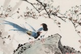 【已售】梁景欣 小六尺《玉堂富貴》 青大美院學院派畫家