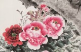 梁景欣 四尺《玉堂富貴》 青大美院學院派畫家