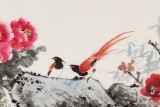 【已售】梁景欣 小六尺《榮華富貴》 青大美院學(xué)院派畫(huà)家