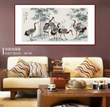 朱祖義 四尺《竹林七賢》 中國(guó)老子書(shū)畫(huà)院副院長(zhǎng)