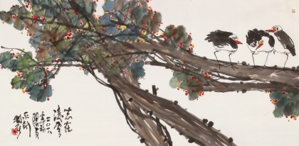 王永剛 四尺《志在凌云》 國家一級美術(shù)師（詢價）