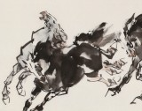 王向陽 四尺《雄風萬里 馬到成功》 中國美術家協會會員（詢價）