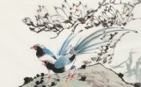 梁景欣 四尺《玉堂富貴》 青大美院學院派畫家