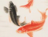 【已售】周升達 三尺《富貴久魚》 中國畫院國畫組長（詢價）