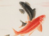 【已售】周升達 三尺《富貴久魚》 中國畫院國畫組長（詢價）