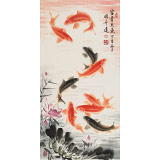 【已售】周升達 三尺《富貴久魚》 中國畫院國畫組長（詢價）