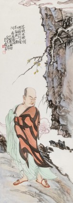 【已售】曹建濤 小四尺《菩提本無樹》獨具特色水墨人物畫家