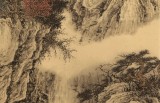【已售】吳顯剛 《云壑秋行圖》 貴州七星關(guān)美協(xié)主席