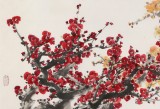 【已售】鄒本財 四尺《梅頌》 公主嶺市美協常務副主席