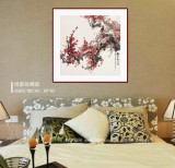 【已售】鄒本財 四尺斗方《梅開知己圖》  公主嶺市美協(xié)常務(wù)副主席