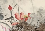 【已售】吳顯剛 四尺斗方《一塘荷氣》 貴州七星關美協主席