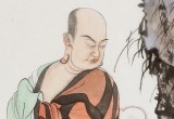 【已售】曹建濤 小四尺《菩提本無樹》獨具特色水墨人物畫家