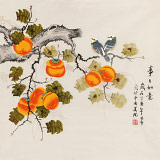 【已售】凌雪 四尺斗方《事事如意》 北京美協(xié)會(huì)員