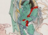 曹建濤 小四尺《羅漢圖》獨(dú)具特色水墨人物畫(huà)家