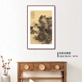 【已售】吳顯剛 四尺三開《山中一夜雨 樹杪百重泉》 貴州七星關(guān)美協(xié)主席