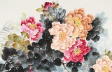 【已售】侯樹堂 四尺《花開富貴》 山西繁峙美術家協會理事