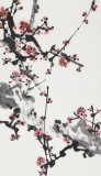 【已售】庾超然 四條屏《梅蘭竹菊》 黃鶴樓書畫院院長