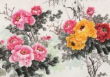 【已售】梁景欣 六尺《春風得意》 青大美院學院派畫家