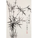 【已售】何華賢 四尺三開《清風搖曳》 潁淮書畫名家