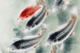 【已售】南海禪寺 妙林居士 四尺《富貴有余圖》