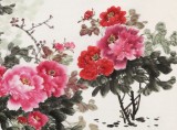 【已售】梁景欣 六尺《滿堂富貴》 青大美院學(xué)院派畫家