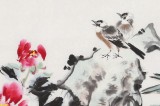 【已售】曲逸之 四尺《富貴白頭》 河南省著名花鳥畫家