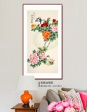限時特惠訂制 / 凌雪四尺《花開富貴》(橫、豎任選)