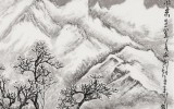 王永剛 四尺斗方《雪邨小景》 國家一級美術師（詢價）