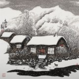 【已售】王永剛 四尺斗方《家園》 國(guó)家一級(jí)美術(shù)師（詢(xún)價(jià)）